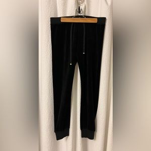 Vintage Juicy Couture Black Velour Joggers - Sz. S